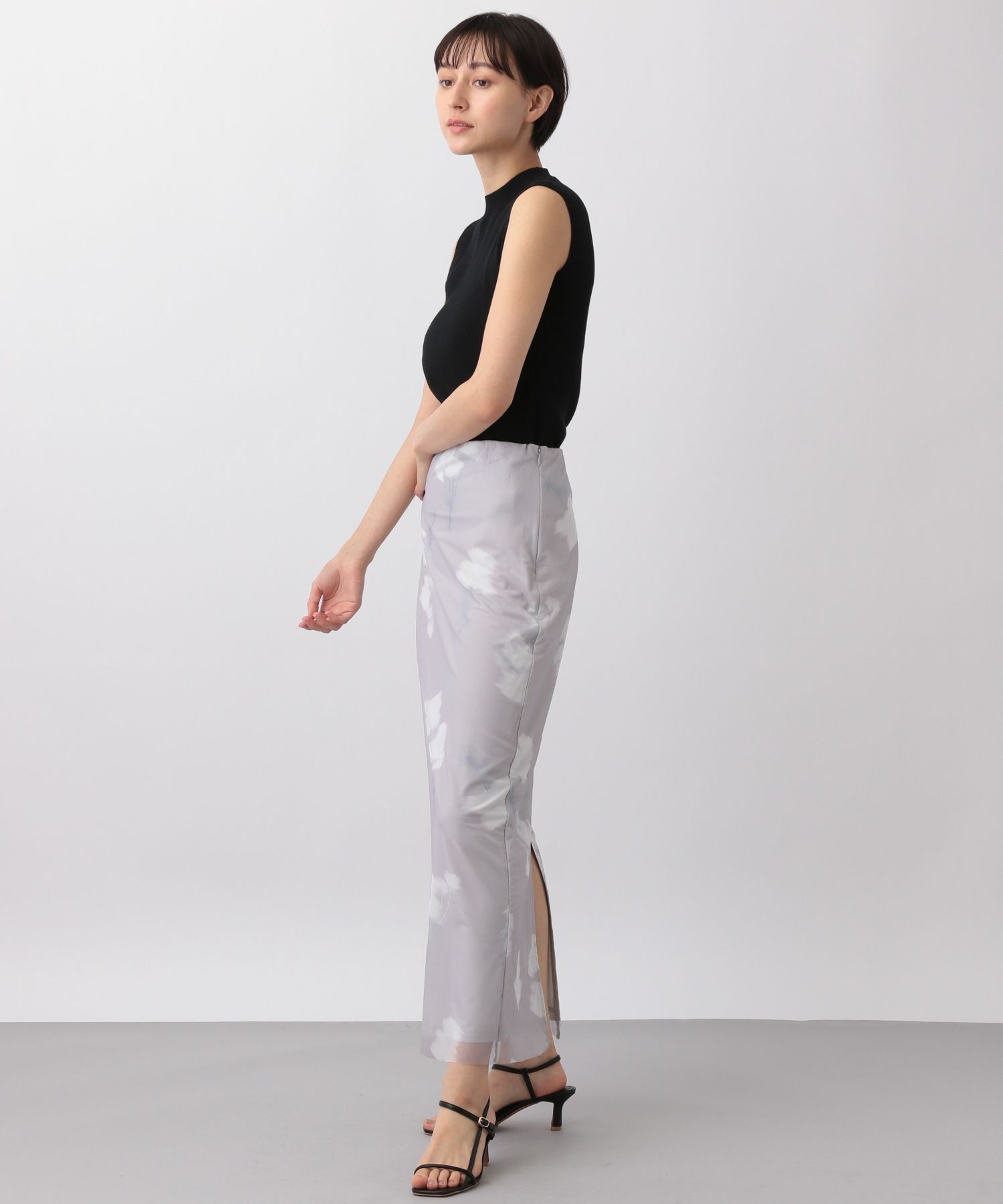 A part by 「ハイネックリブノースリーブプルオーバー」|ニット・セーター|