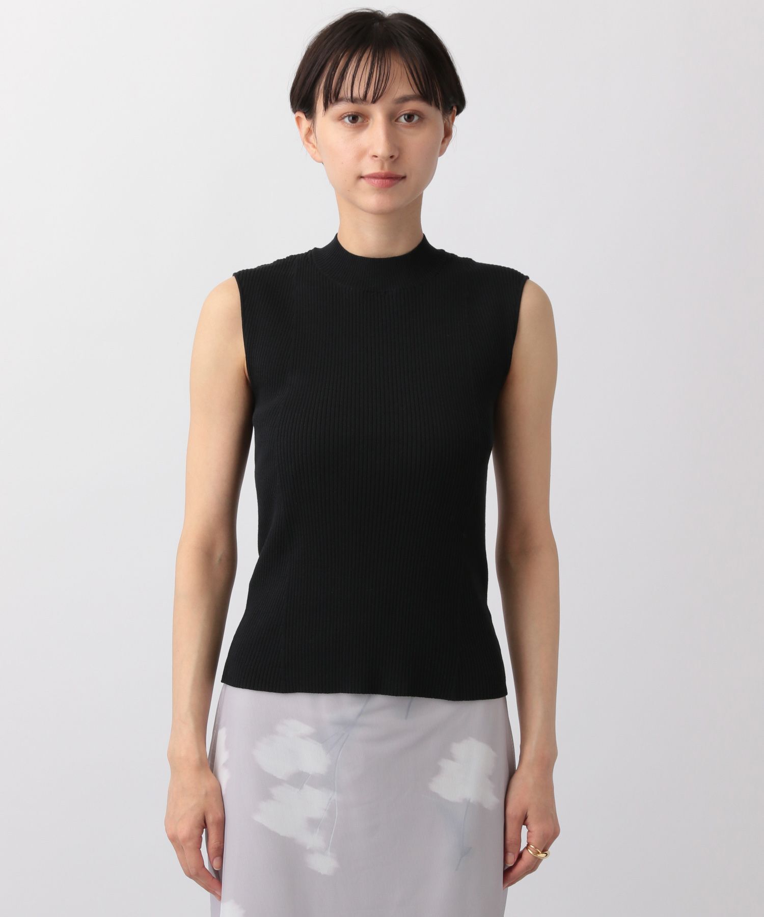 A part by 「ハイネックリブノースリーブプルオーバー」|ニット・セーター|