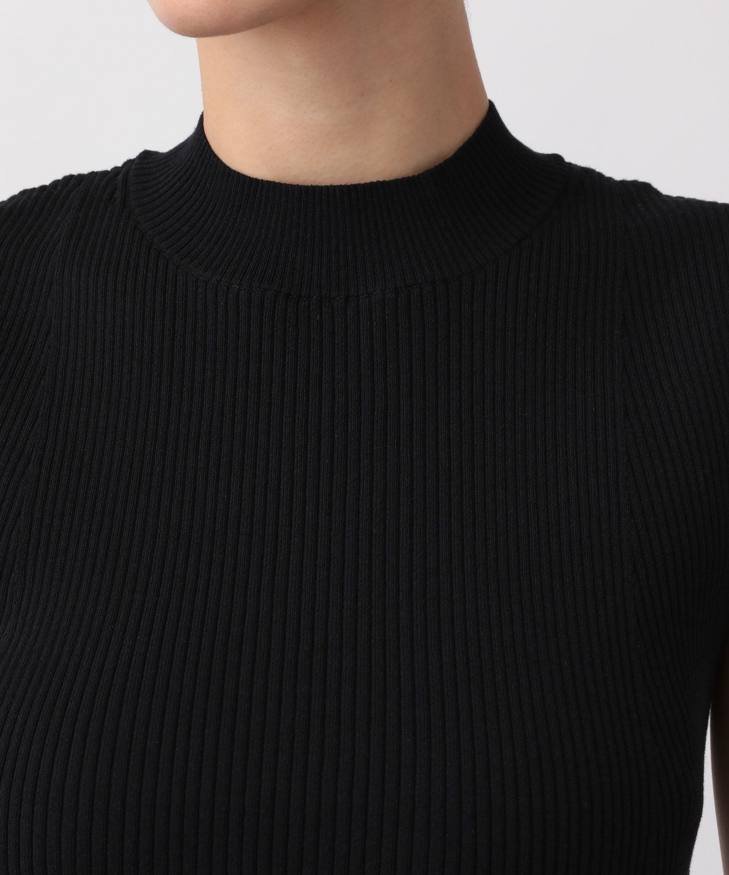 A part by 「ハイネックリブノースリーブプルオーバー」|ニット・セーター|