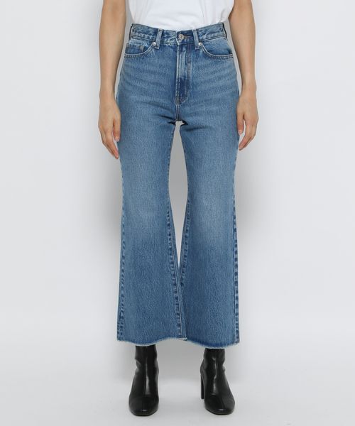 LOWRYS FARM「ＣＯＮＥフレアデニムパンツ＊」|デニム|