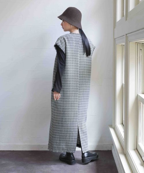 LOWRYS FARM「フレアＴシャツ&Ｖアキワンピース」|ワンピース|