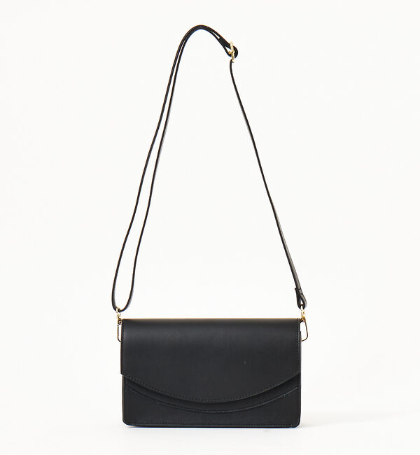 collex「【STEPHEN NEWLINE】 レザークラッチショルダーバッグ」|ショルダー・メッセンジャー|ブラック