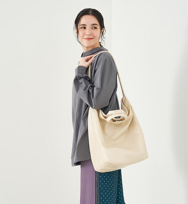 collex「2WAY底マチワイド レザーライクワンショルダーバッグ」|ショルダー・メッセンジャー|