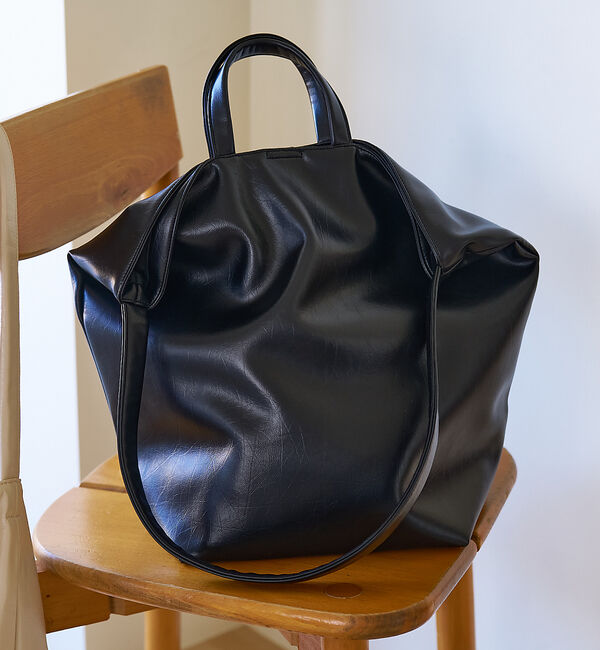 collex「2WAY底マチワイド レザーライクワンショルダーバッグ」|ショルダー・メッセンジャー|