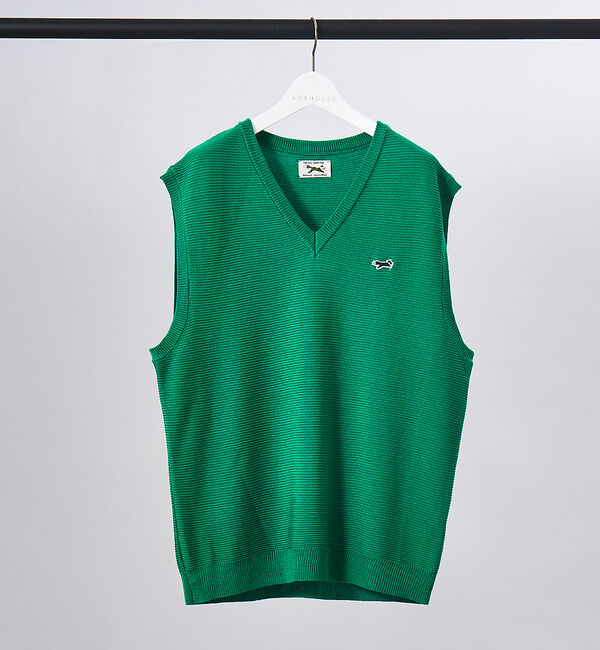 ABAHOUSE「【PENNEY'S / ペニーズ】THE FOX Vネック ニット ベスト」|ベスト・ジレ|
