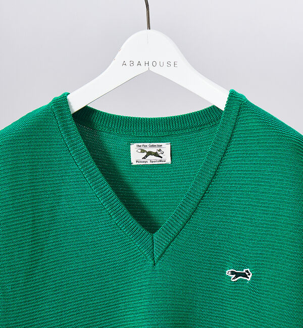 ABAHOUSE「【PENNEY'S / ペニーズ】THE FOX Vネック ニット ベスト」|ベスト・ジレ|