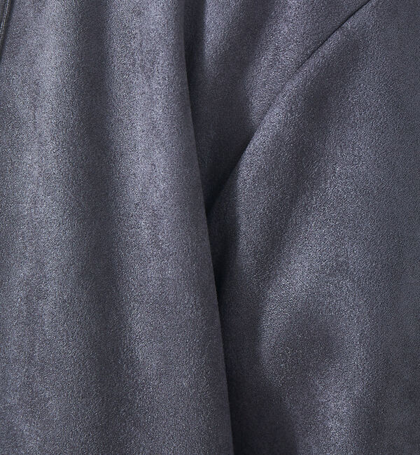 ABAHOUSE「【アンサンブル対応】ネオスエード ボタンレス カーディガン」|カーディガン|