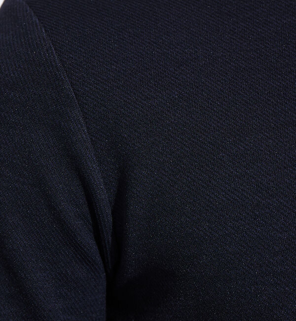 ABAHOUSE「撚り杢ツイル Vネック 半袖 Tシャツ」|Tシャツ・カットソー|