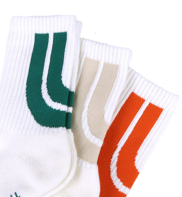 ABAHOUSE「3Pソックス UOロゴ シリーズ」|ソックス|