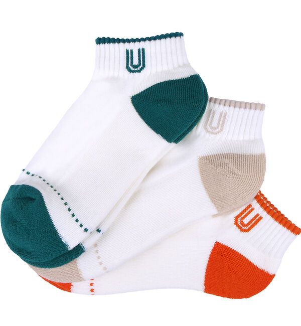 ABAHOUSE「3Pソックス UOロゴ シリーズ」|ソックス|