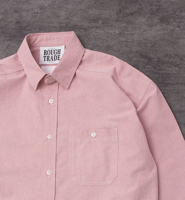 ABAHOUSE「ルーズ オーバー シルエット オックス レギュラーカラー シャツ」|シャツ・ブラウス|