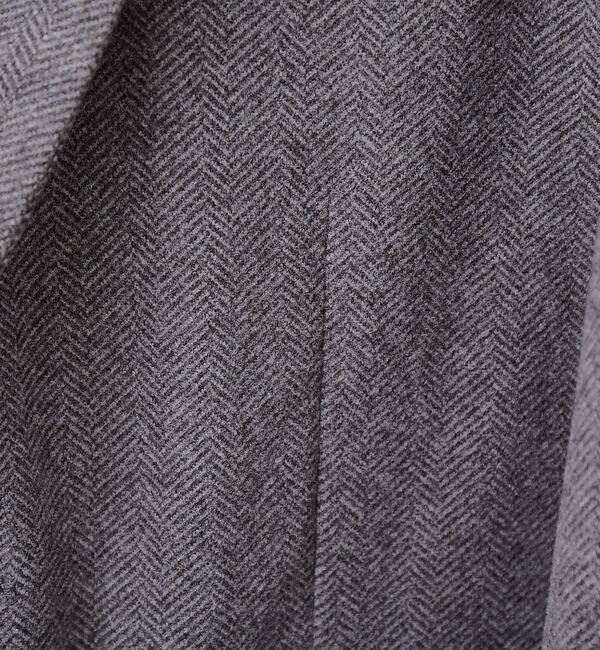 ABAHOUSE「【セットアップ対応】ヘリンボーン ニット ジャケット」|テーラードジャケット|