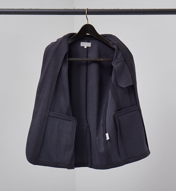 ABAHOUSE「【セットアップ対応】ヘリンボーン ニット ジャケット」|テーラードジャケット|