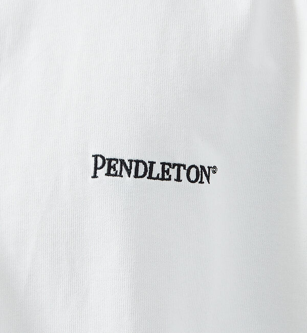 ABAHOUSE「WEB限定【PENDLETON/ペンドルトン】ハーディング柄刺繍 Tシャツ」|Tシャツ・カットソー|