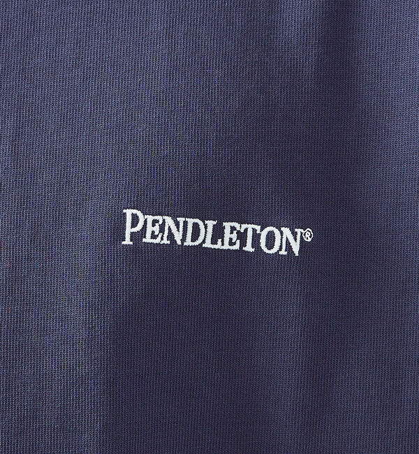 ABAHOUSE「WEB限定【PENDLETON/ペンドルトン】ハーディング柄刺繍 Tシャツ」|Tシャツ・カットソー|