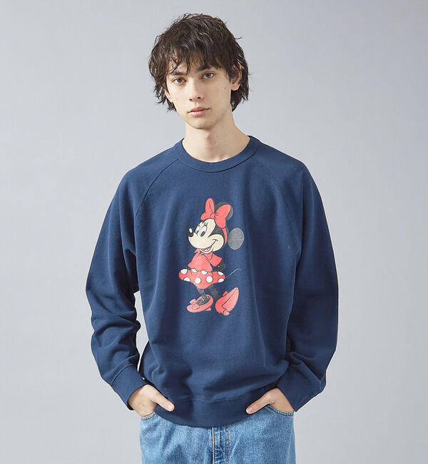 ABAHOUSE「【PENNYS / ペニーズ】PENNEY'S &times; MICKEY MOUSE/ぺ」|Tシャツ・カットソー|ダークネイビー