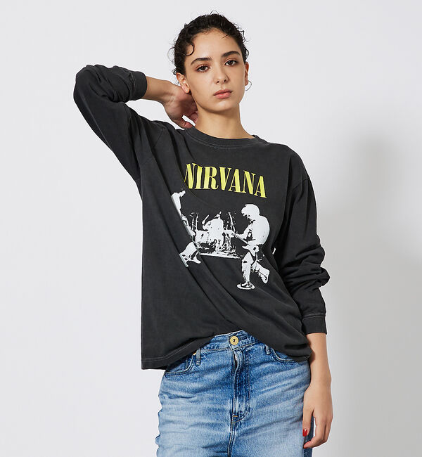 ABAHOUSE「【GOOD ROCK SPEED/グッドロックスピード】ROCK LONG Tシ」|Tシャツ・カットソー|ブラック系その他1