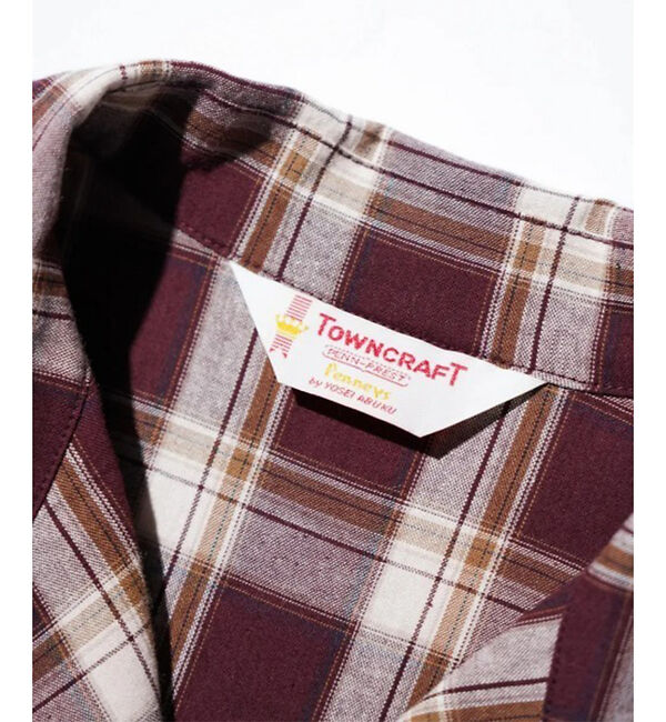 ABAHOUSE「【TOWNCRAFT/タウンクラフト】50S LOOP COLLAR SHIRT」|シャツ・ブラウス|