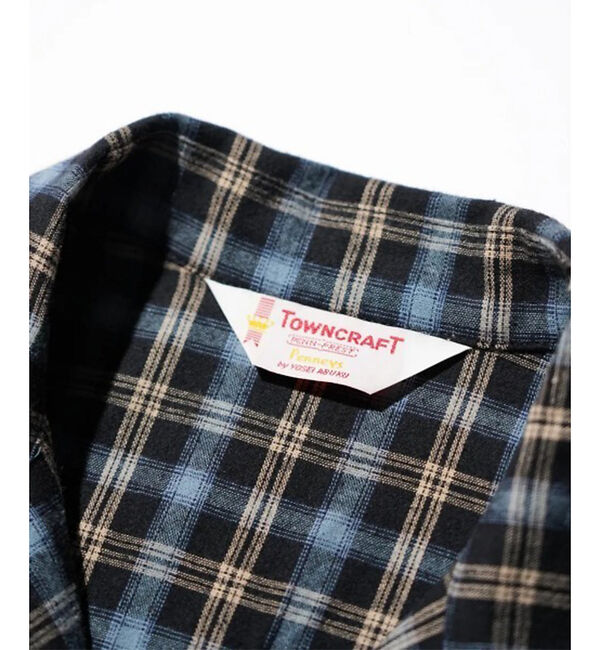 ABAHOUSE「【TOWNCRAFT/タウンクラフト】50S LOOP COLLAR SHIRT」|シャツ・ブラウス|