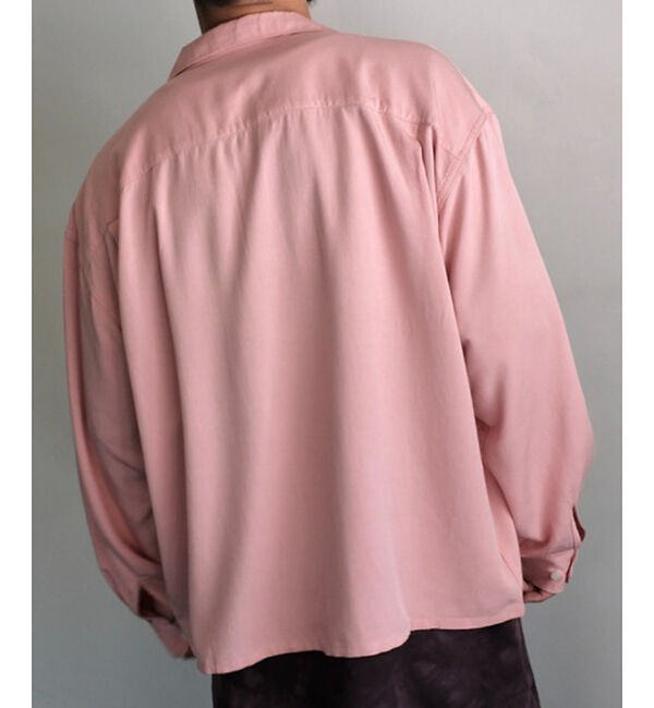 ABAHOUSE「【TOWNCRAFT/タウンクラフト】50S LOOP COLLAR SHIRT」|シャツ・ブラウス|ピンク