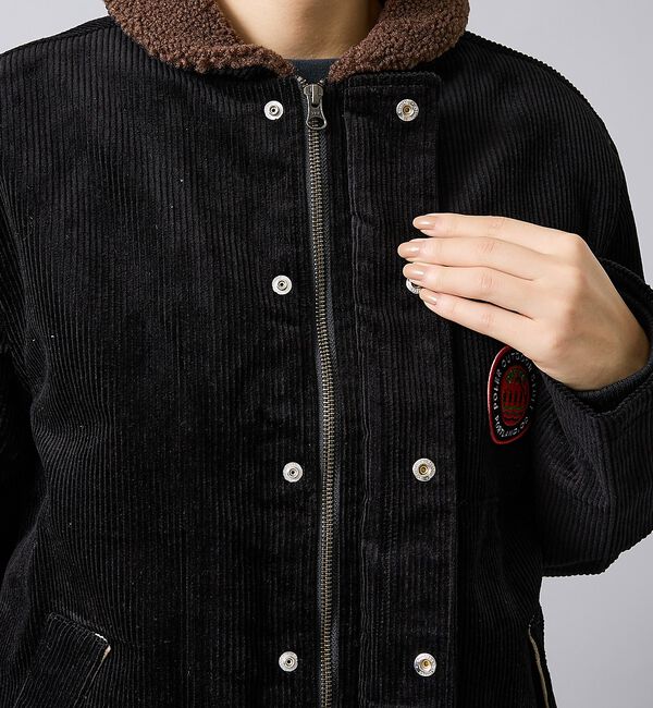 ABAHOUSE「【POLER/ポーラー】CORDUROY BOA JK/コーデュロイ/ボア/ユニ」|ブルゾン・スタジャン|