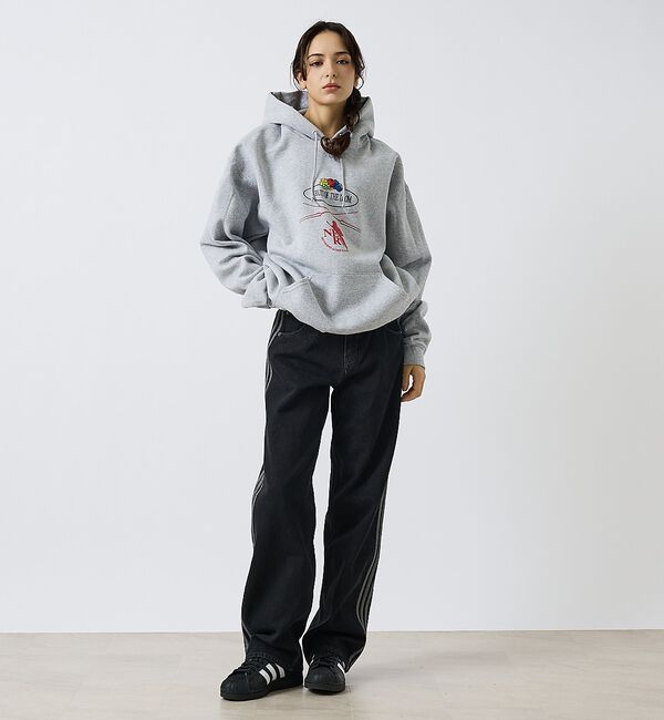 ABAHOUSE「【FRUIT OF THE LOOM】FTL&times;EVA ロゴプリントフーディー /」|パーカー|