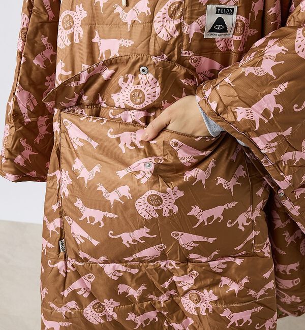 ABAHOUSE「【POLER/ポーラー】REVERSIBLE PONCHO/アウトドア/ユニセッ」|アウトドア|