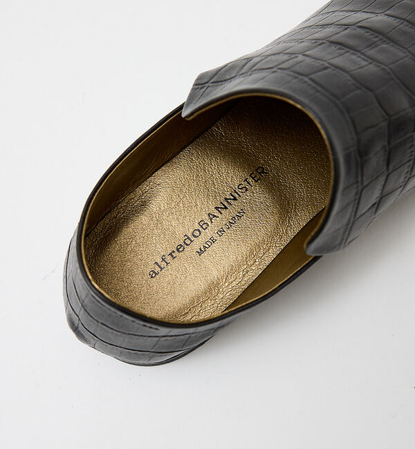 alfredoBANNISTER「【型押し】ドレープ フラット シューズ」|その他|