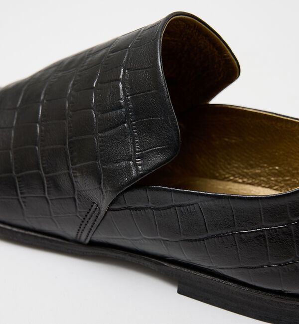 alfredoBANNISTER「【型押し】ドレープ フラット シューズ」|その他|