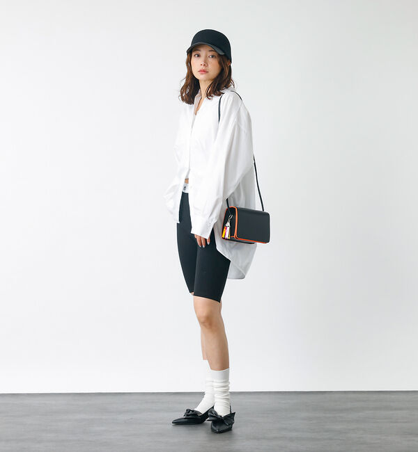 Rouge vif「【cheek/チーク】ライン ミニショルダーバッグ / メタリック」|ショルダー・メッセンジャー|