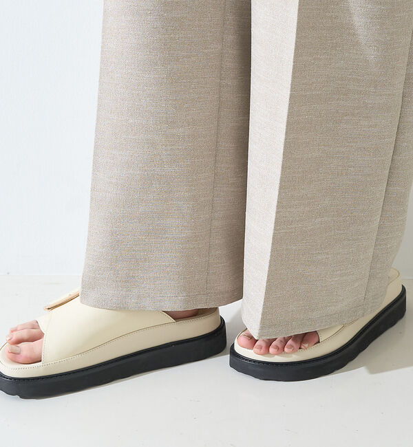 Rouge vif「【吸湿速乾】ドライタッチフロントジップサロペット」|オールインワン|