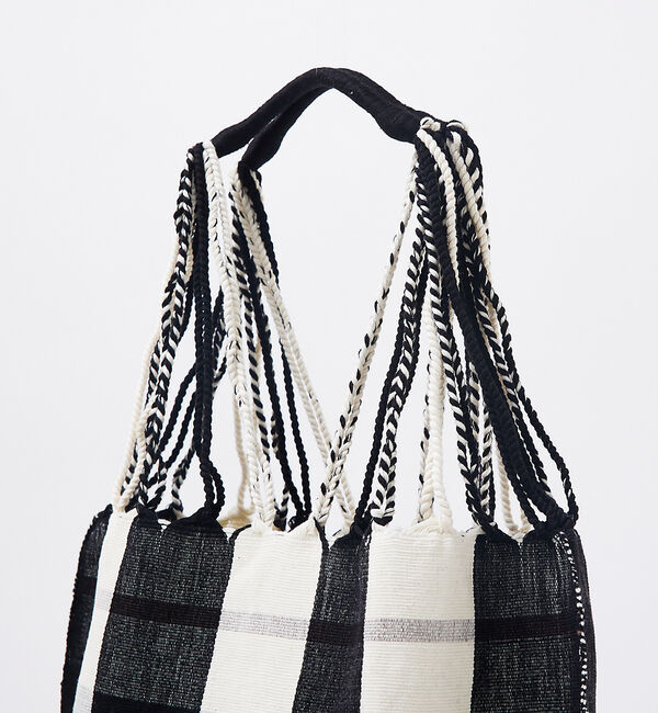 Rouge vif「【MOON BIRD/ムーンバード】手織りハンモックトートバッグ/手織り/A4サ」|ショルダー・メッセンジャー|