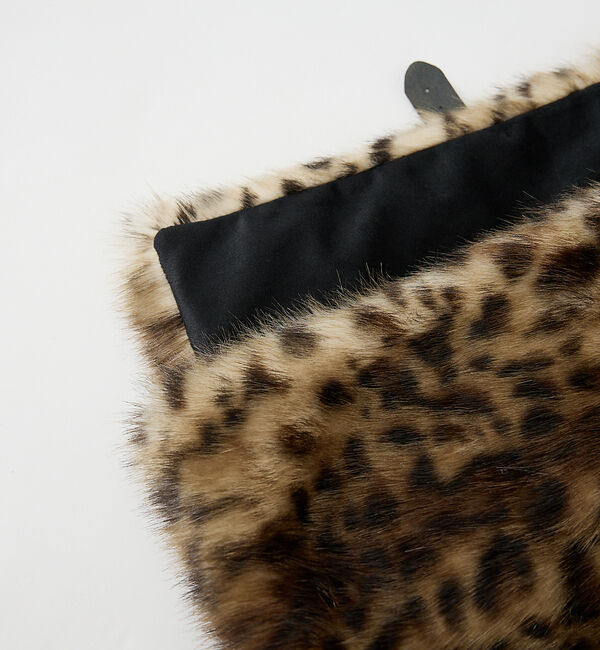 Rouge vif「【HELEN MOORE/ヘレンムーア】バックル付フェイクファースカーフ / ス」|マフラー|