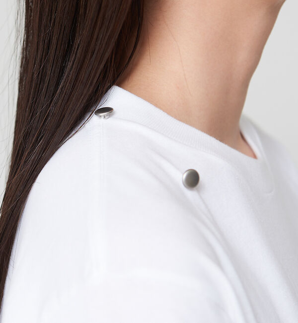 qualite「【boussole&times;qualite】クロシェネックレスロンT」|Tシャツ・カットソー|