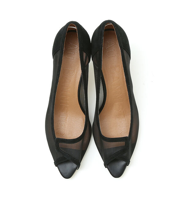 AU BANNISTER「オープントゥチュールパンプス」|パンプス|