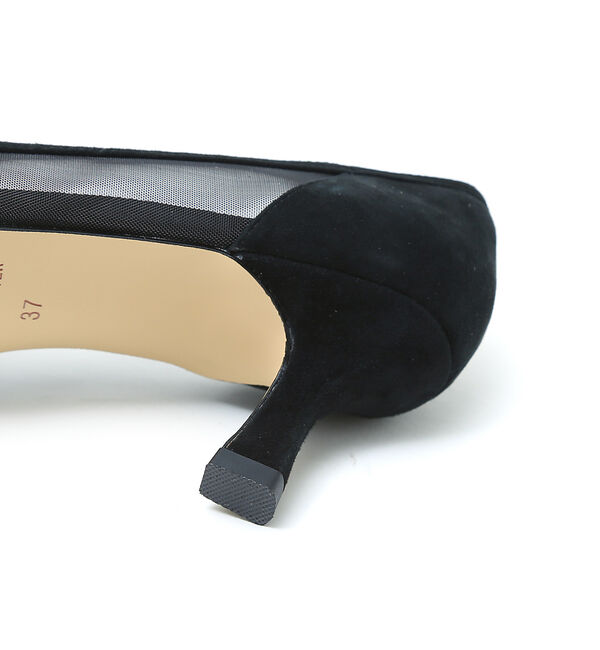 AU BANNISTER「オープントゥチュールパンプス」|パンプス|