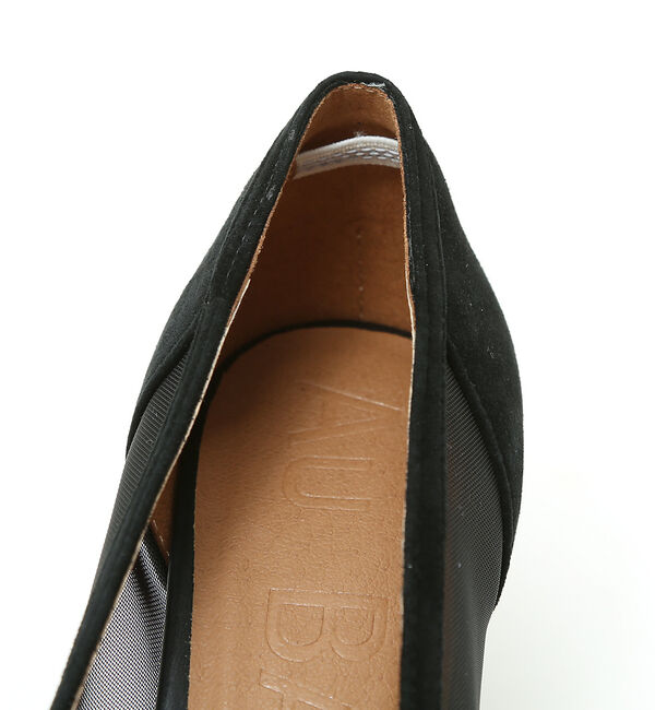 AU BANNISTER「オープントゥチュールパンプス」|パンプス|