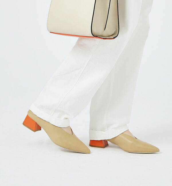 AU BANNISTER「カラーヒールポインテッド パンプス」|パンプス|