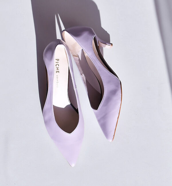 AU BANNISTER「セパレートポインテッドパンプス」|パンプス|ラベンダー