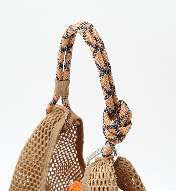 LOWELL things「【ミニポーチ付き】メッシュホーボー2WAYBAG」|トートバッグ|