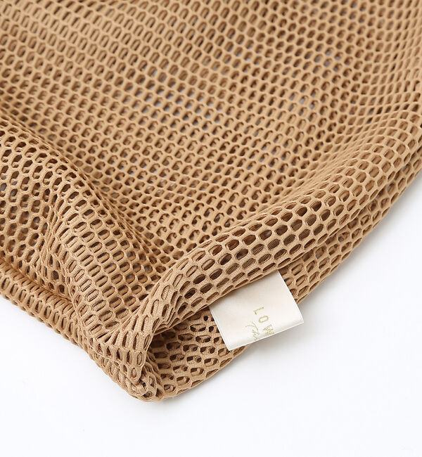 LOWELL things「【ミニポーチ付き】メッシュホーボー2WAYBAG」|トートバッグ|