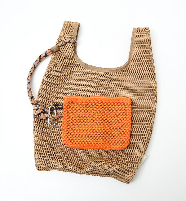 LOWELL things「【ミニポーチ付き】メッシュホーボー2WAYBAG」|トートバッグ|