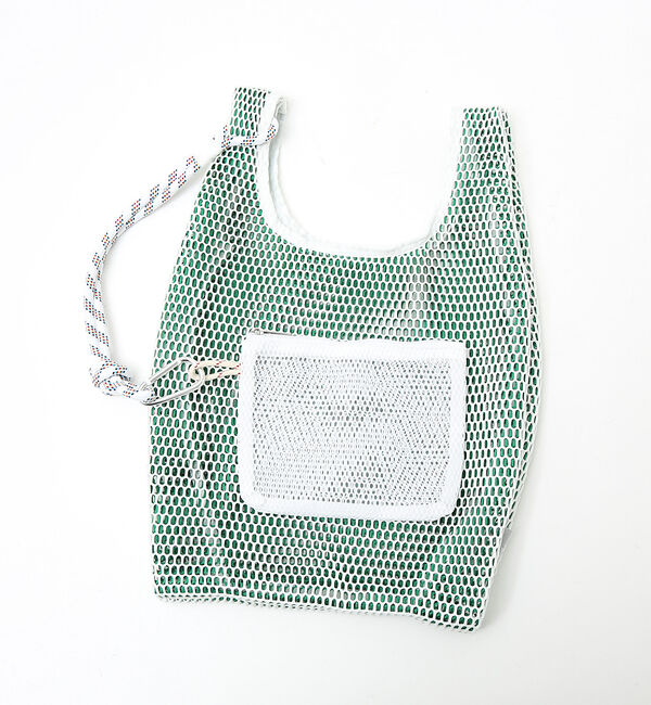 LOWELL things「【ミニポーチ付き】メッシュホーボー2WAYBAG」|トートバッグ|