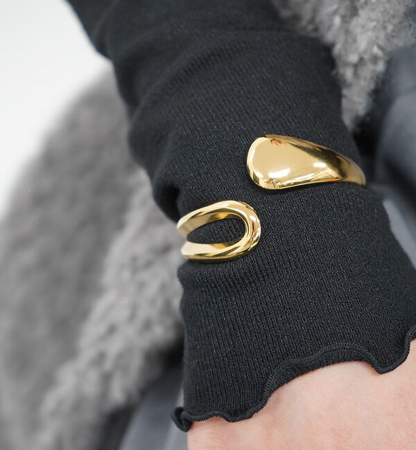 abahouse mavie「【NOVA】サージカルステンレスアシンメバングル」|ブレスレット・バングル|