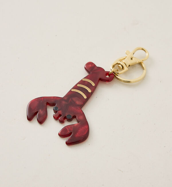 The Store by C' 「【MALUS】アムレットキーチェーン／Lobster」|チャーム・キーホルダー|レッド