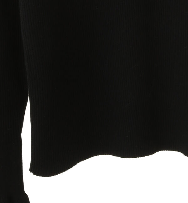 TIARA「バイカラー袖フリルニット」|ニット・セーター|