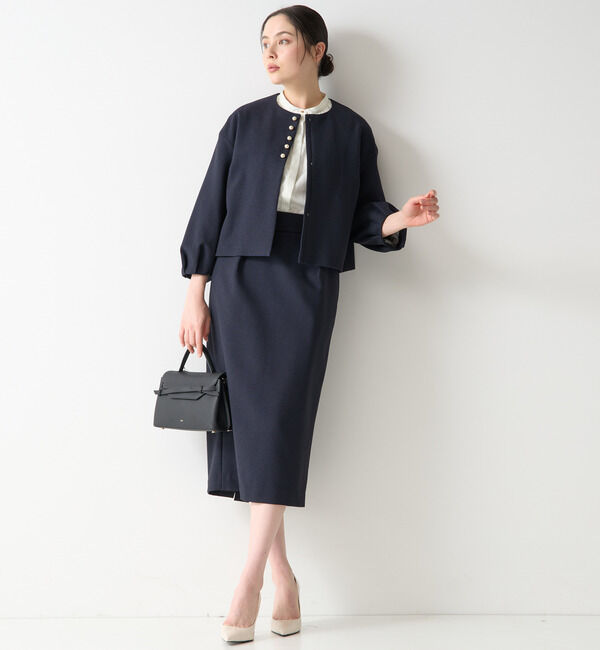 TIARA「セミタイトタックスカート（セットアップ可）」|スカート|