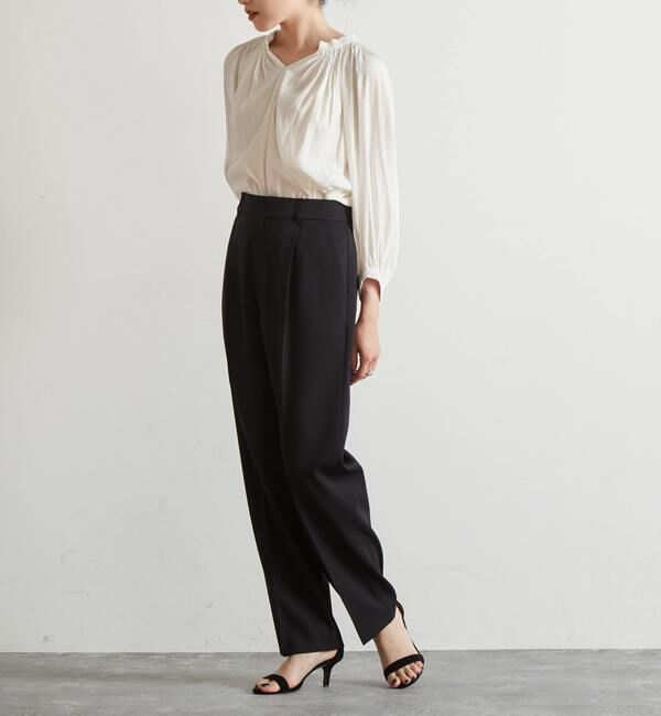 Liesse「ギャザーネックブラウス」|シャツ・ブラウス|