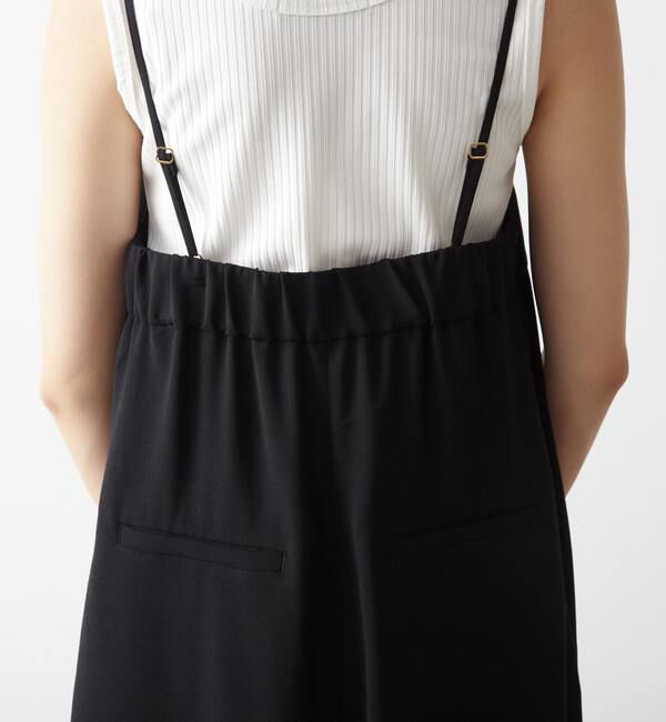 Liesse「サロペットワイドパンツ」|オールインワン|