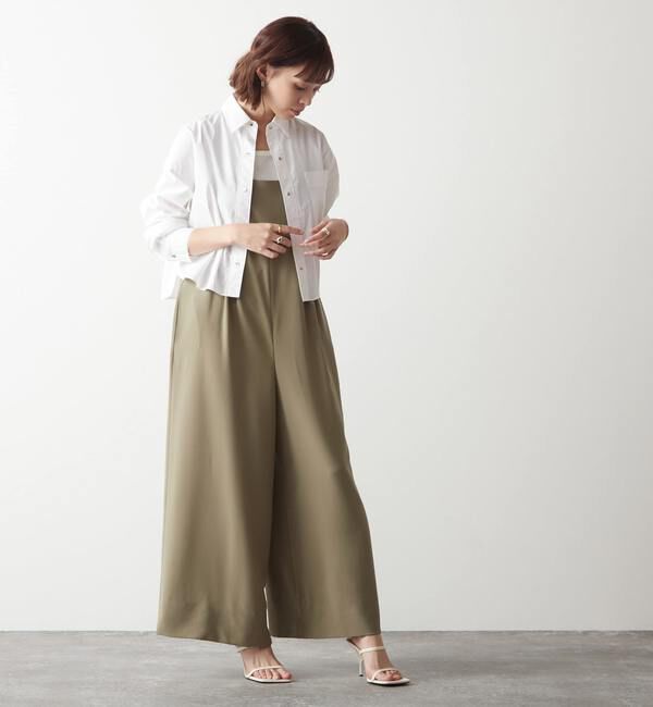 Liesse「サロペットワイドパンツ」|オールインワン|